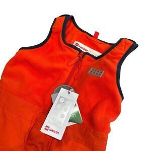 Lego Wear Snow Bibs Pants Bright Orange Snowbibs Snowpants Size 4 Years New Tags